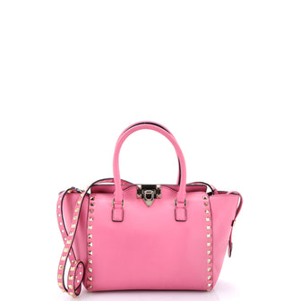 Valentino Garavani Rockstud Tote Rigid Leather Small