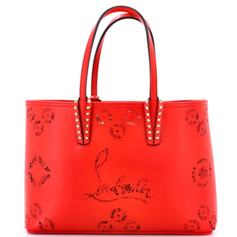 Christian Louboutin Cabata East West Tote Perforated Leather Small