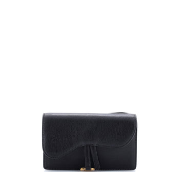 Christian Dior Saddle Rectangular Belt Bag Leather