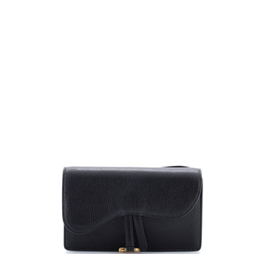 Christian Dior Saddle Rectangular Belt Bag Leather