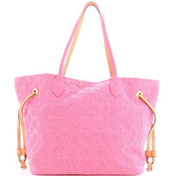 Louis Vuitton Neverfull Tote Monogram Stonewashed Denim MM