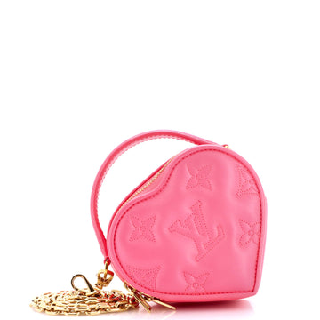Louis Vuitton Pop My Heart Pouch Bag Bubblegram Leather