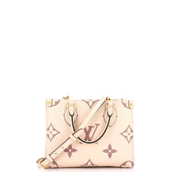 Louis Vuitton OnTheGo Tote Bicolor Monogram Empreinte Giant PM