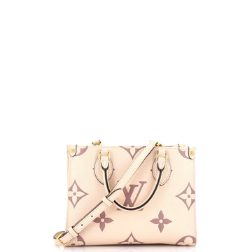Louis Vuitton OnTheGo Tote Bicolor Monogram Empreinte Giant PM