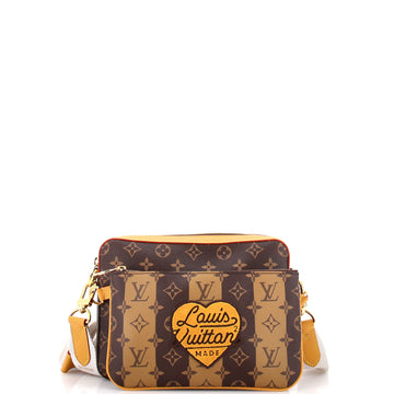 Louis Vuitton Nigo Trio Messenger Bag Limited Edition Stripes Monogram Canvas