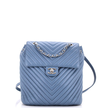 Chanel Urban Spirit Backpack Chevron Leather Large