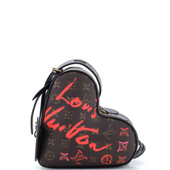 Louis Vuitton Coeur Handbag Limited Edition Fall in Love Monogram Canvas