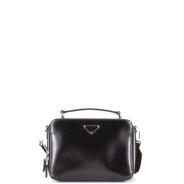 Prada Brique Crossbody Bag Brushed Leather Small