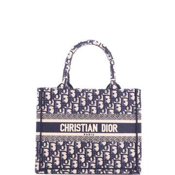 Christian Dior Book Tote Oblique Canvas Small