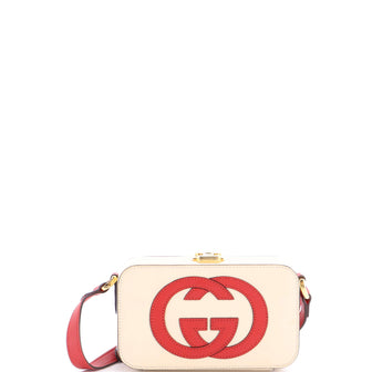 Gucci Interlocking G Camera Bag Leather