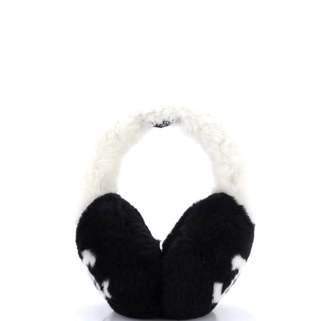Chanel CC Earmuffs Shearling 432017