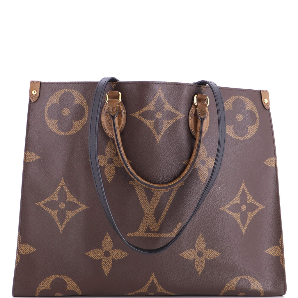 Louis Vuitton OnTheGo Tote Reverse Monogram Giant GM Brown 4320211