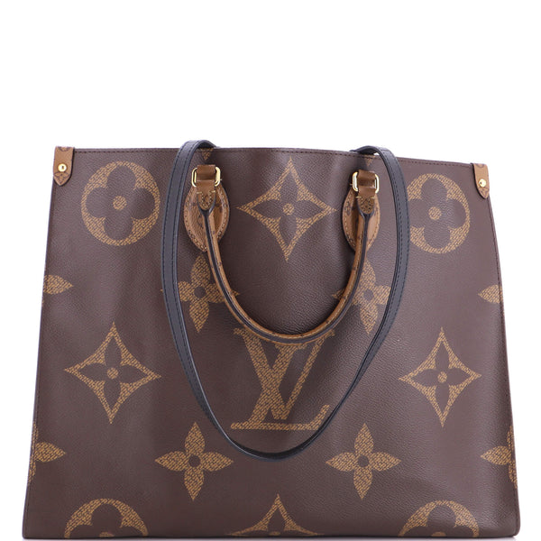 Louis Vuitton OnTheGo Tote Reverse Monogram Giant GM Brown 4320211