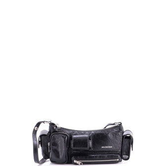 Balenciaga Superbusy Multi-Pocket Sling Bag Leather Small