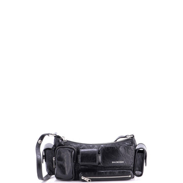 Balenciaga Superbusy Multi-Pocket Sling Bag Leather Small
