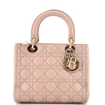 Christian Dior Lady Dior Bag Cannage Quilt Lambskin Medium