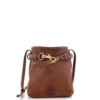 Miu Miu Aventure Pouch Leather Mini