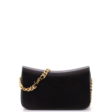 Saint Laurent Elise Shoulder Bag Leather Small