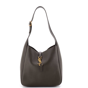 Saint Laurent Le 5 a 7 Supple Hobo Leather Small