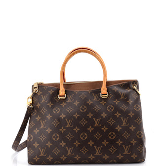Louis Vuitton Pallas Tote Monogram Canvas with Leather