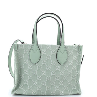 Gucci Ophidia Shopper Tote GG Denim Medium
