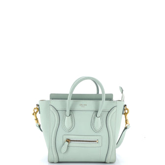 Celine Luggage Bag Grainy Leather Nano