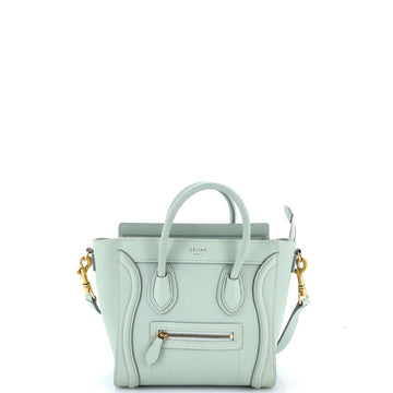 Celine Luggage Bag Grainy Leather Nano