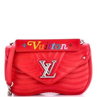 Louis Vuitton New Wave Chain Bag Quilted Leather MM