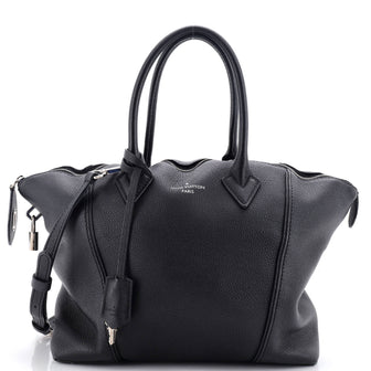Louis Vuitton Soft Lockit Handbag Leather PM