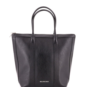 Balenciaga Laundry Cabas Zip Tote Leather Large