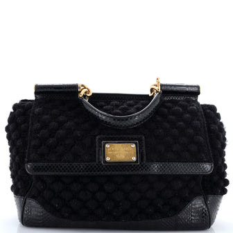 Dolce & Gabbana Miss Sicily Bag Crochet Large