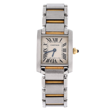 Cartier Tank Francaise Quartz Watch Stainless Steel and Yellow Gold 20