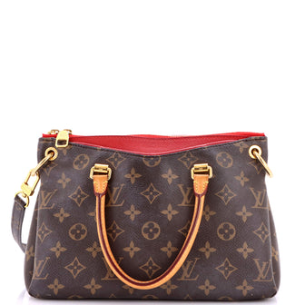 Louis Vuitton Pallas Tote Monogram Canvas with Leather BB