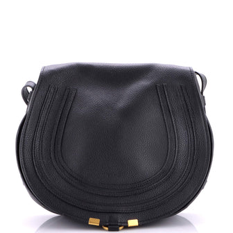 Chloe Marcie Saddle Bag Leather Medium