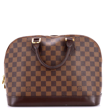 Louis Vuitton Vintage Alma Handbag Damier PM