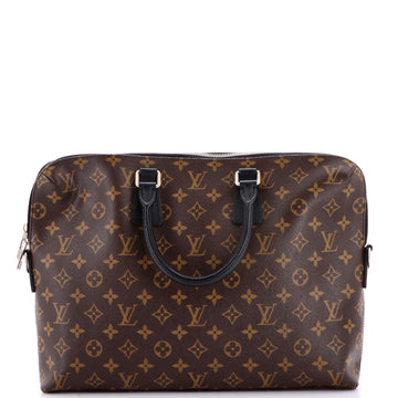 Louis Vuitton Porte-Documents Jour Bag Macassar Monogram Canvas