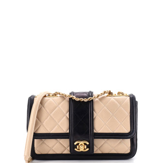 Chanel Elegant CC Flap Bag Quilted Lambskin Medium