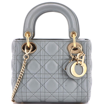 Christian Dior Lady Dior Chain Bag Cannage Quilt Lambskin Mini