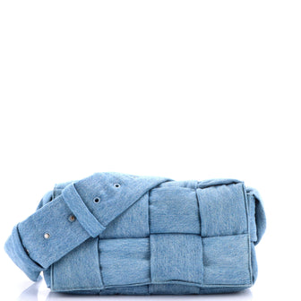 Bottega Veneta Padded Tech Cassette Crossbody Bag Intrecciato Nylon