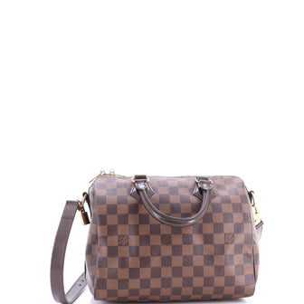 Louis Vuitton Speedy Bandouliere Bag Damier 25