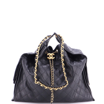 Chanel 25 Hobo Bag Quilted Caviar Medium
