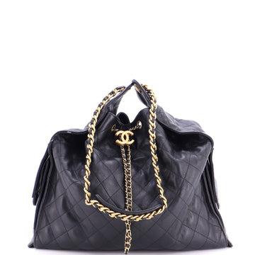 Chanel 25 Hobo Bag Quilted Caviar Medium