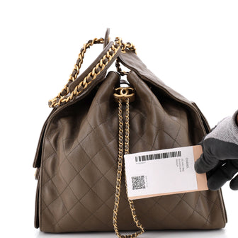 Chanel 25 Hobo Bag Quilted Caviar Medium