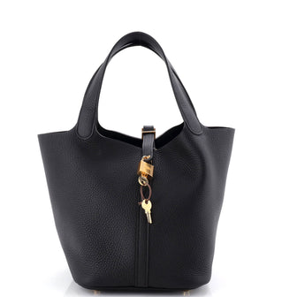 Hermes Picotin Lock Bag Clemence MM