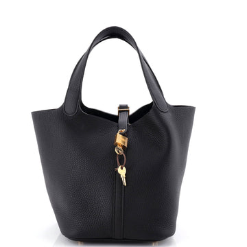 Hermes Picotin Lock Bag Clemence MM