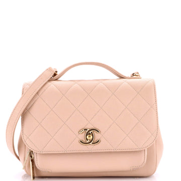 Chanel Business Affinity Flap Bag Quilted Caviar Small