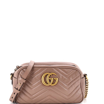 Gucci GG Marmont Shoulder Bag Matelasse Leather Small