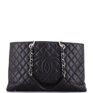 Chanel Grand Shopping Tote Quilted Caviar XL