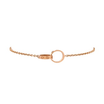 Cartier Love Interlocking Bracelet 18K Rose Gold