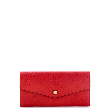 Louis Vuitton Sarah Wallet NM Monogram Empreinte Leather